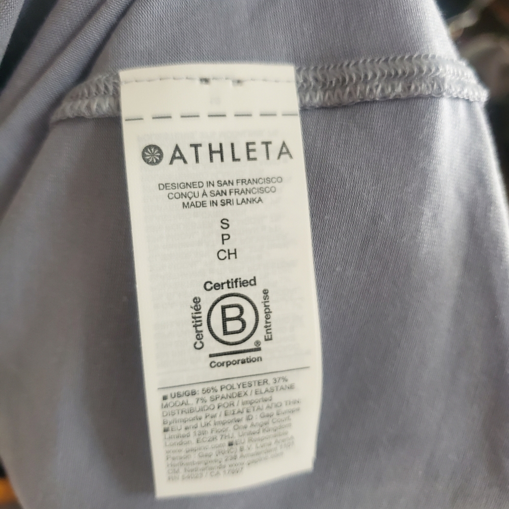 Athleta Gray Racerback Tank Top - Picture 7 of 7